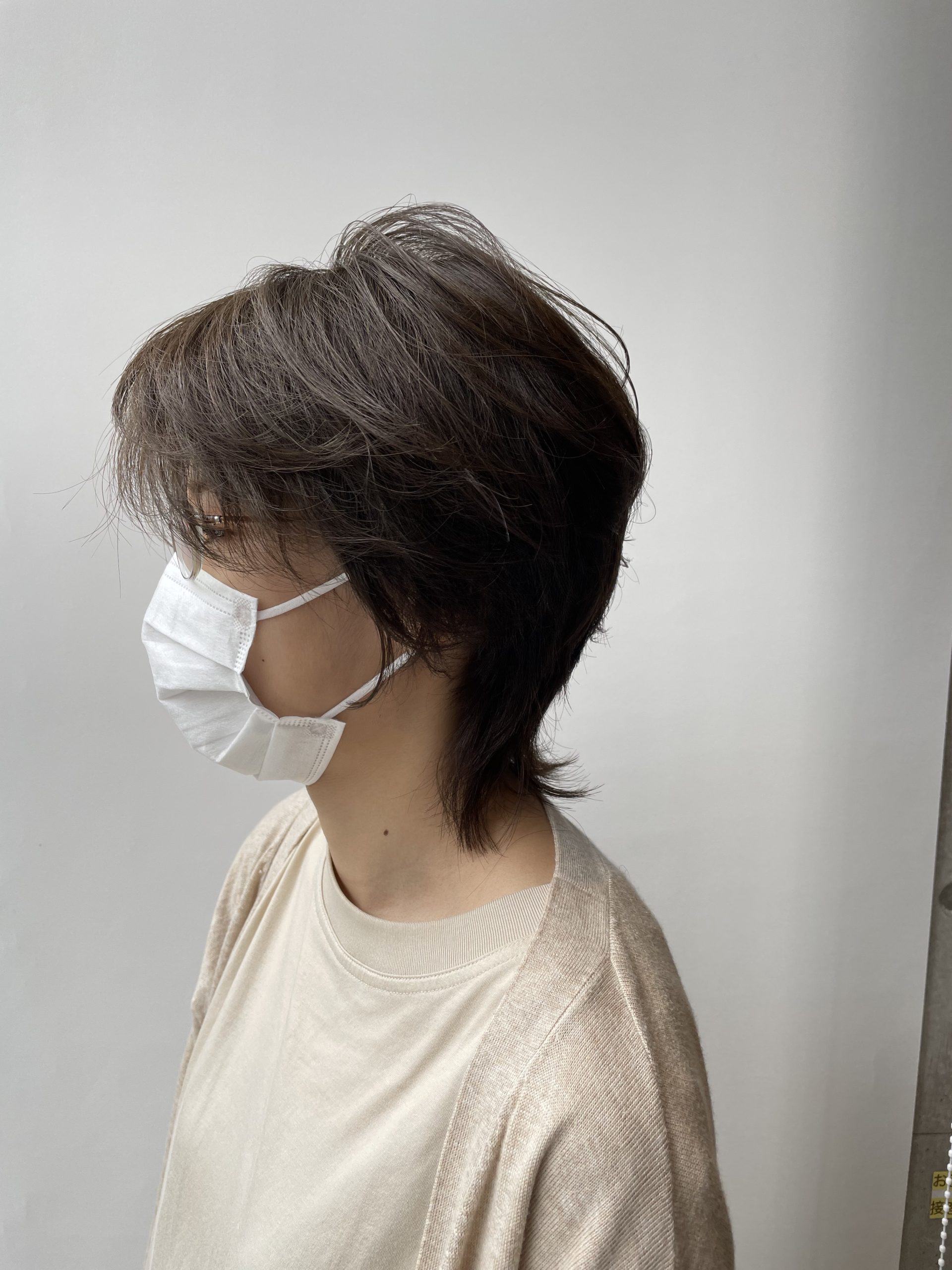 【大人可愛いオリーブブラウンウルフスタイル🍃】