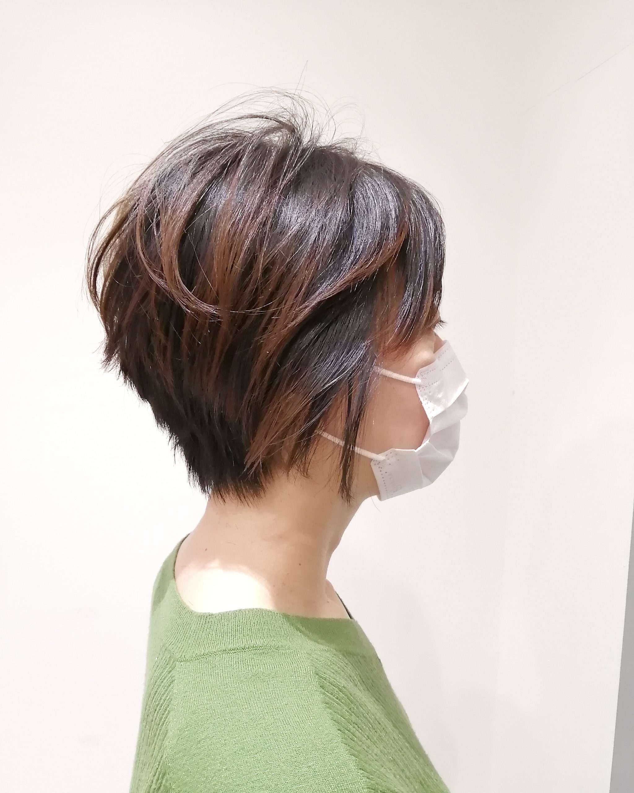 アシンメトリー☆大人かわいい ハンサムショート【30代、40代、50代オススメ】