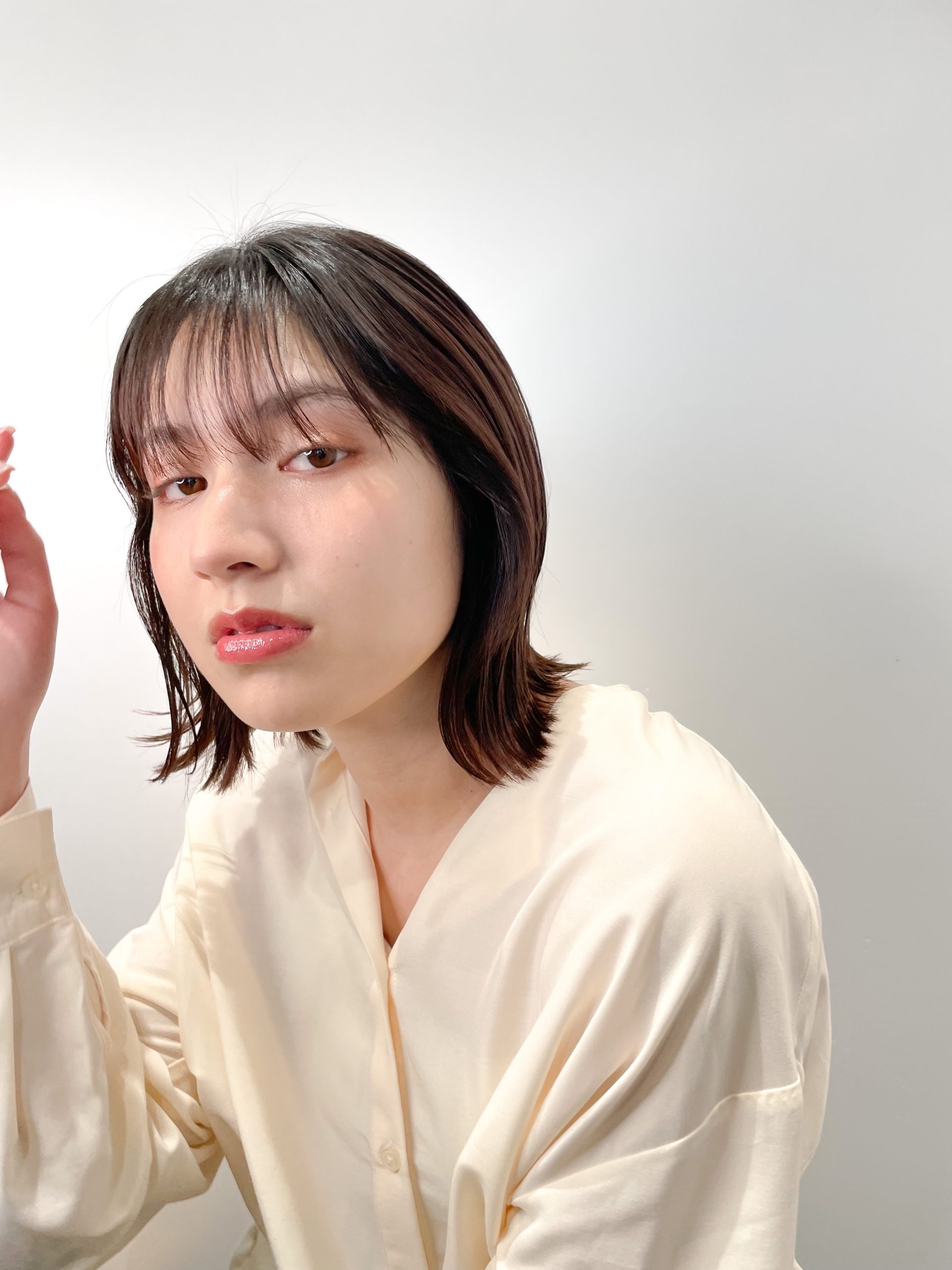 【2022.ss スタイル】大人可愛い切りっぱなしボブ