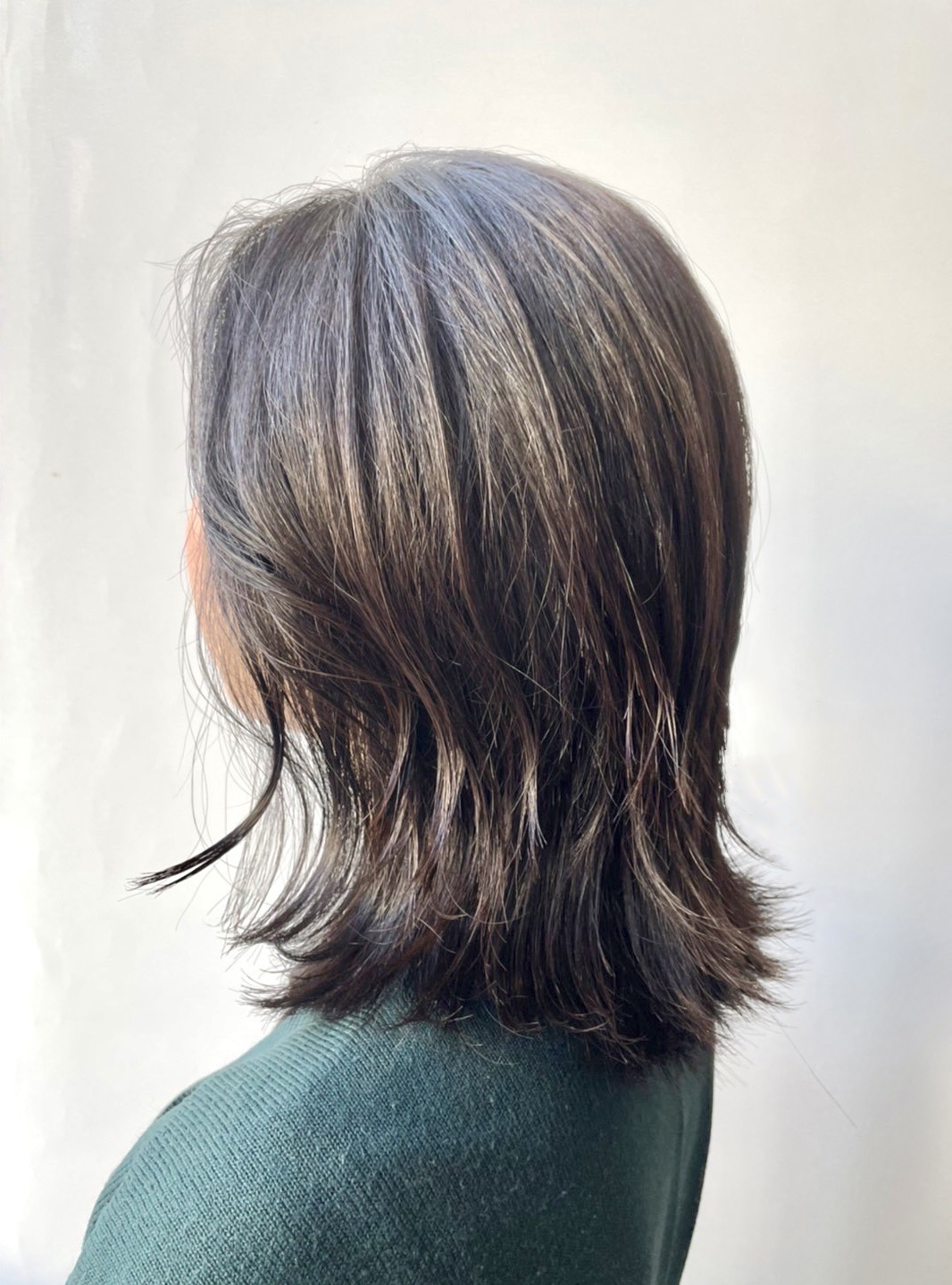 【暗髪ツヤサラ🌟切りっぱなしミディアムボブ】