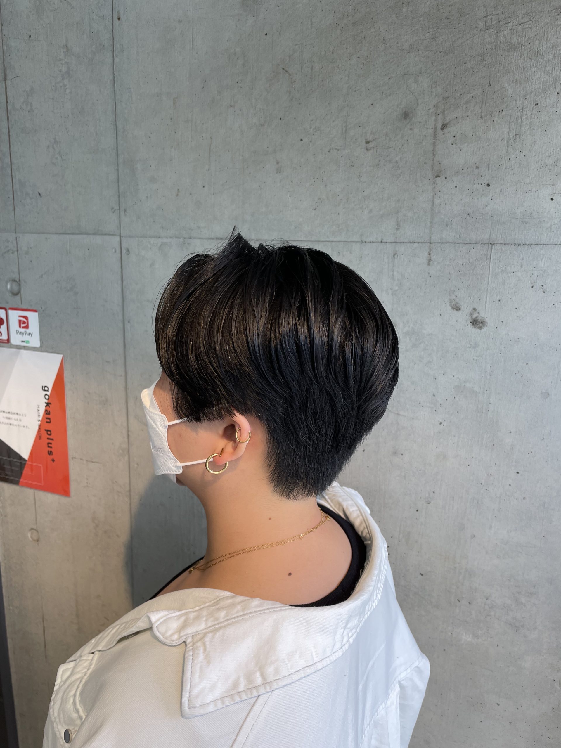 【襟足スッキリハンサムショートスタイル】